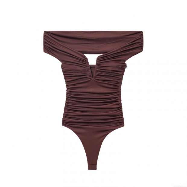 Women's Sexy Ruched Bodysuit Off-Shoulder V-Neck Sleeveless Solid Color Slim Fit Jumpsuit Streetwear Party Top Elegant Skinny Clubwear One-Piece Outfit Autumn Fashion Casual Stretch Fabric Women's Sexy Ruched Bodysuit Off-Shoulder V-Neck Sleeveless Solid Color Slim Fit Jumpsuit Streetwear Party Top Elegant Skinny Clubwear One-Piece Outfit Autumn Fashion Casual Stretch Fabric