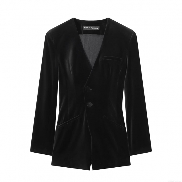 Women Velvet Blazer Jumpsuit V Neck Long Sleeve Slim Fit Short Romper Elegant Solid Color Button Down Autumn Winter One Piece Outfit Women Velvet Blazer Jumpsuit V Neck Long Sleeve Slim Fit Short Romper Elegant Solid Color Button Down Autumn Winter One Piece Outfit