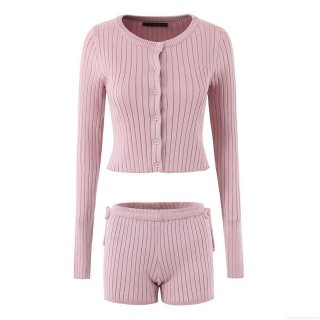 Women's Casual Ribbed Knit 2 Piece Set Cardigan Camisole High Waist Shorts Skirt Wide Leg Pants Solid Color Viscose Blend Loungewear Streetwear Outfits For Women Women's Casual Ribbed Knit 2 Piece Set Cardigan Camisole High Waist Shorts Skirt Wide Leg Pants Solid Color Viscose Blend Loungewear Streetwear Outfits For Women