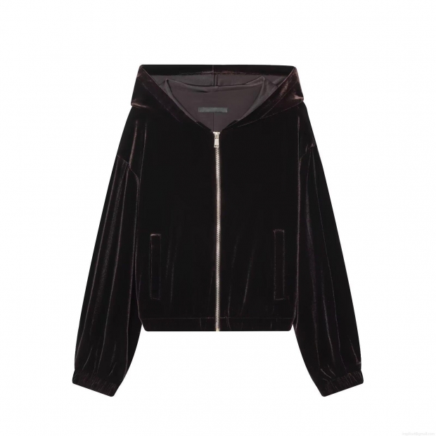Women's Fashion Velvet Hooded Jacket And Wide Leg Pants Two Piece Set Casual Zip Up Tracksuit Loungewear For Autumn Winter Streetwear Women's Fashion Velvet Hooded Jacket And Wide Leg Pants Two Piece Set Casual Zip Up Tracksuit Loungewear For Autumn Winter Streetwear