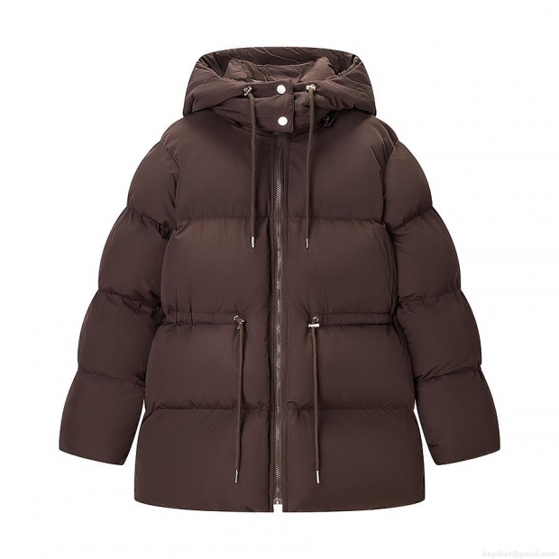 Women's Winter Puffer Jacket Hooded Padded Coat Quilted Windproof Warm Outwear Dark Brown Loose Fit Casual Streetwear Fashion Parka With Drawstring Women's Winter Puffer Jacket Hooded Padded Coat Quilted Windproof Warm Outwear Dark Brown Loose Fit Casual Streetwear Fashion Parka With Drawstring