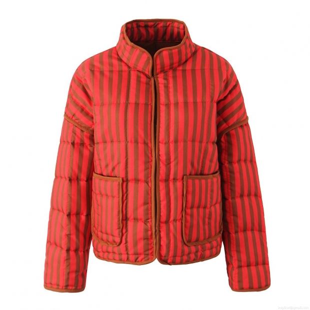Women's Quilted Padded Jacket Cotton Blend Vertical Striped Stand Collar Zip Up Warm Outwear For Autumn Winter Casual Streetwear Puffer Coat Women's Quilted Padded Jacket Cotton Blend Vertical Striped Stand Collar Zip Up Warm Outwear For Autumn Winter Casual Streetwear Puffer Coat
