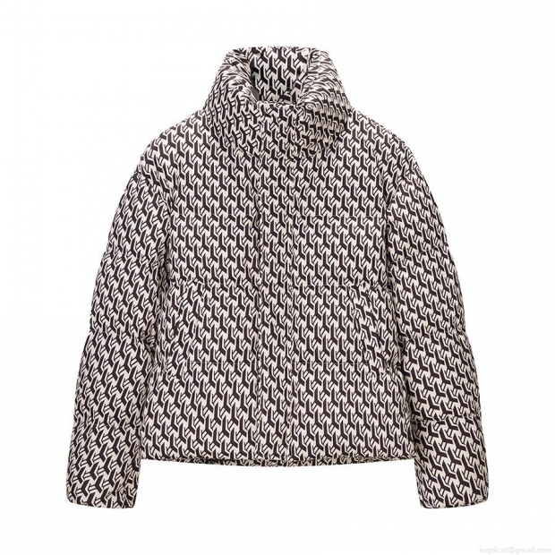 Women's Fashion Casual Geometric Pattern Padded Jacket Winter Short Stand Collar Cotton Blend Quilted Coat Warm Outerwear Long Sleeve Puffer Jacket Women's Fashion Casual Geometric Pattern Padded Jacket Winter Short Stand Collar Cotton Blend Quilted Coat Warm Outerwear Long Sleeve Puffer Jacket