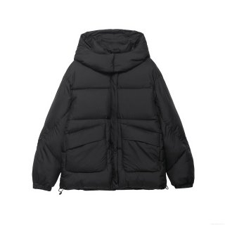 Women's Vintage Solid Color Hooded Puffer Jacket Quilted Warm Padded Coat With Zipper And Pockets Windproof Mid-length Outerwear For Winter Spring Women's Vintage Solid Color Hooded Puffer Jacket Quilted Warm Padded Coat With Zipper And Pockets Windproof Mid-length Outerwear For Winter Spring