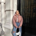 Women Fashion Short Puffer Jacket Stand Collar Long Sleeve Quilted Padded Coat Warm Zip Up Winter Outerwear Casual Pink Bubble Jacket Women Fashion Short Puffer Jacket Stand Collar Long Sleeve Quilted Padded Coat Warm Zip Up Winter Outerwear Casual Pink Bubble Jacket