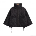 Women's Y2K Quilted Padded Jacket Chenille Polyester Stand Collar Zipper Loose Fit Short Puffer Coat Winter Streetwear Warm Outerwear Clothing Women's Y2K Quilted Padded Jacket Chenille Polyester Stand Collar Zipper Loose Fit Short Puffer Coat Winter Streetwear Warm Outerwear Clothing