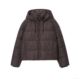 Women's Hooded Puffer Jacket Quilted Long Sleeve Zipper Padded Coat For Winter Autumn Outdoor Casual Streetwear Solid Color Warm Outerwear Women's Hooded Puffer Jacket Quilted Long Sleeve Zipper Padded Coat For Winter Autumn Outdoor Casual Streetwear Solid Color Warm Outerwear