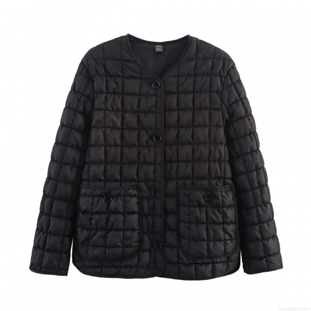 Women's Casual Quilted Cotton Jacket Lightweight Checkered Padded Coat With Pockets Single-Breasted O-Neck Outerwear Streetwear Winter Long Sleeve Polyester Jacket Women's Casual Quilted Cotton Jacket Lightweight Checkered Padded Coat With Pockets Single-Breasted O-Neck Outerwear Streetwear Winter Long Sleeve Polyester Jacket