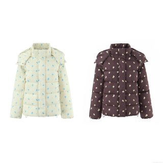 Women's Retro Floral Print Hooded Quilted Jacket Long Sleeve Winter Puffer Coat With Pockets Casual Streetwear Outdoor Warm Outwear Women's Retro Floral Print Hooded Quilted Jacket Long Sleeve Winter Puffer Coat With Pockets Casual Streetwear Outdoor Warm Outwear