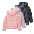 Women's Fashion Geometric Print Quilted Puffer Jacket Casual Winter Hooded Cotton Padded Coat With Detachable Hood Warm Loose Fit Outerwear Women's Fashion Geometric Print Quilted Puffer Jacket Casual Winter Hooded Cotton Padded Coat With Detachable Hood Warm Loose Fit Outerwear