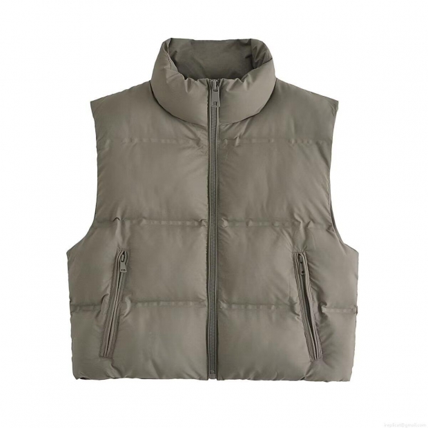 Women's Autumn Casual Loose Padded Vest Stand Collar Quilted Gilet Sleeveless Jacket Polyester With Imitation Silk Cotton Filling Lightweight Warm Puffer Waistcoat For Daily Outdoor Women Wear Women's Autumn Casual Loose Padded Vest Stand Collar Quilted Gilet Sleeveless Jacket Polyester With Imitation Silk Cotton Filling Lightweight Warm Puffer Waistcoat For Daily Outdoor Women Wear