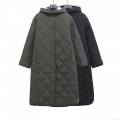 Women's Extra Long Hooded Quilted Coat Diamond Pattern Polyester Winter Warm Puffer Jacket Loose Casual Outwear For Women Women's Extra Long Hooded Quilted Coat Diamond Pattern Polyester Winter Warm Puffer Jacket Loose Casual Outwear For Women