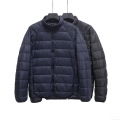 Women's Lightweight Puffer Jacket Quilted Windproof Warm Winter Coat Stand Collar Zipper Closure Padded Outerwear Casual Solid Color Jacket
