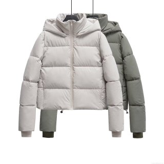 Women's Short Hooded Puffer Jacket Fashion Seamless Heat-sealed Windproof Warm Cotton Padded Coat French Elegant Style Casual Outdoor Winter Outerwear Women's Short Hooded Puffer Jacket Fashion Seamless Heat-sealed Windproof Warm Cotton Padded Coat French Elegant Style Casual Outdoor Winter Outerwear
