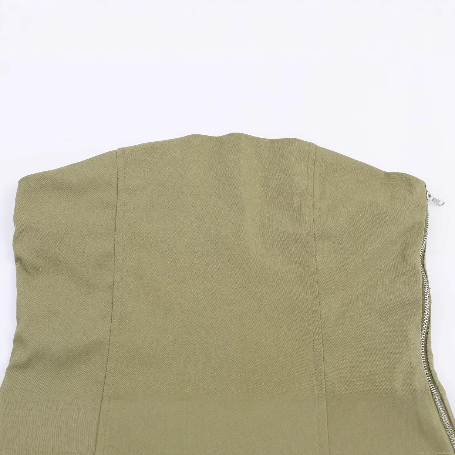 Women's Solid Color Tube Top Jumpsuit Wide Leg Long Pants With Large Pockets Sleeveless Strapless Street Style One Piece Romper Polyester Jumpsuit