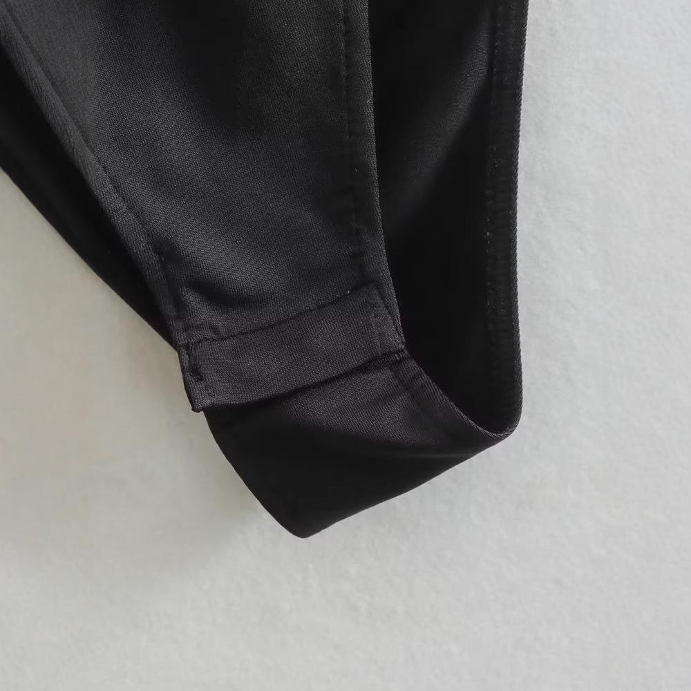 Women's Sleeveless Bodysuit Mock Neck Solid Color High Elasticity Slim Fit One Piece Jumpsuit With Bottom Snaps For Summer Casual Club Party Streetwear