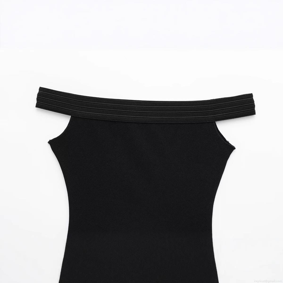 Women's Off-Shoulder Bodysuit Slim Fit Cotton Ribbed Knit Sleeveless Leotard Jumpsuit for Daily Party Dating Elegant Solid Color One-Piece Top