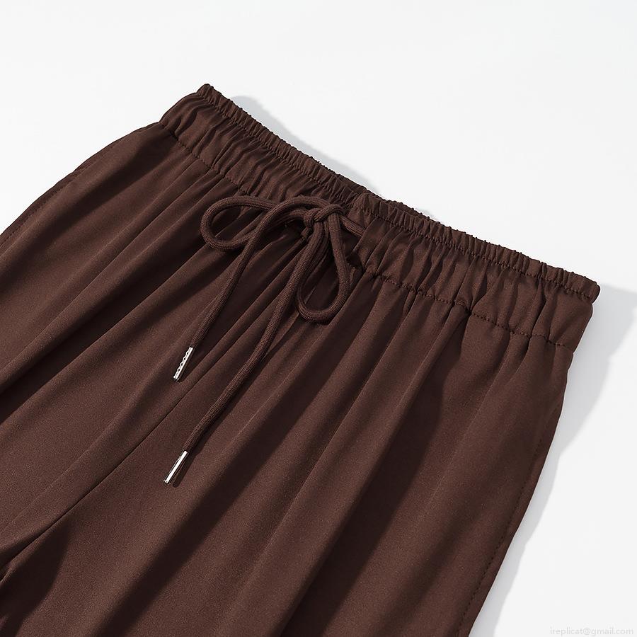 Women's 3-Piece Knit Casual Set Minimalist Long Cardigan Short Sleeve T-Shirt And Drawstring Wide Leg Pants Solid Color Lounge Wear For Leisure Comfort