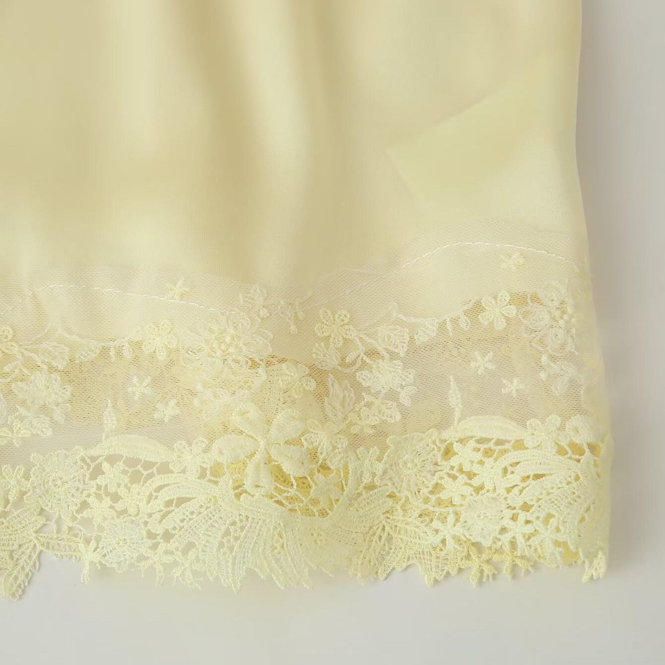 Women's Elegant Satin Lace Trim Camisole and Shorts Set V-Neck Adjustable Straps Loungewear Sleepwear Home Suit Sexy Pajamas Two-Piece Outfit