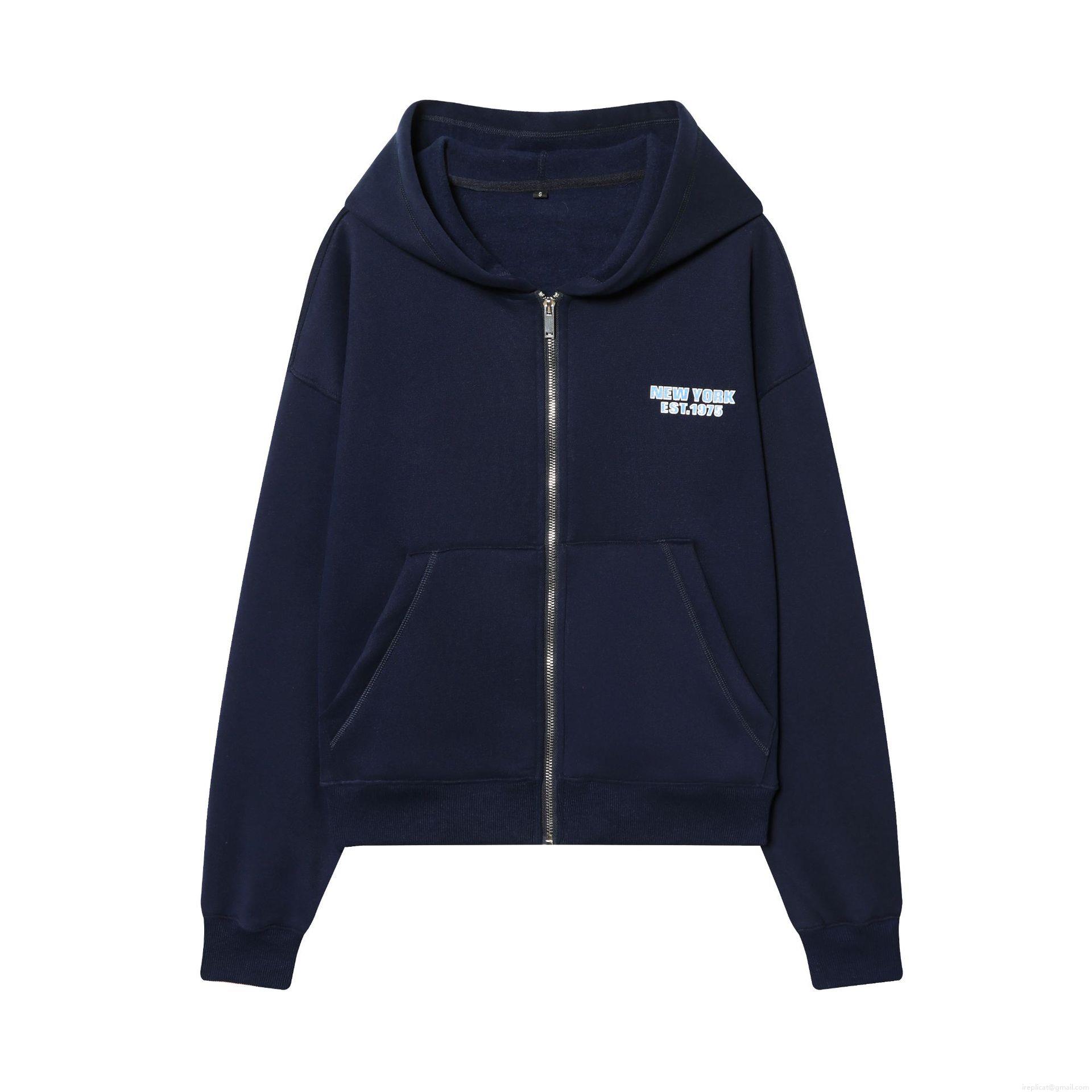 Women's Casual New York Printed Cotton Blend Sportswear Collection Zip Up Hoodie Ribbed Tank Top And Jogger Sweatpants Set Tracksuit For Women