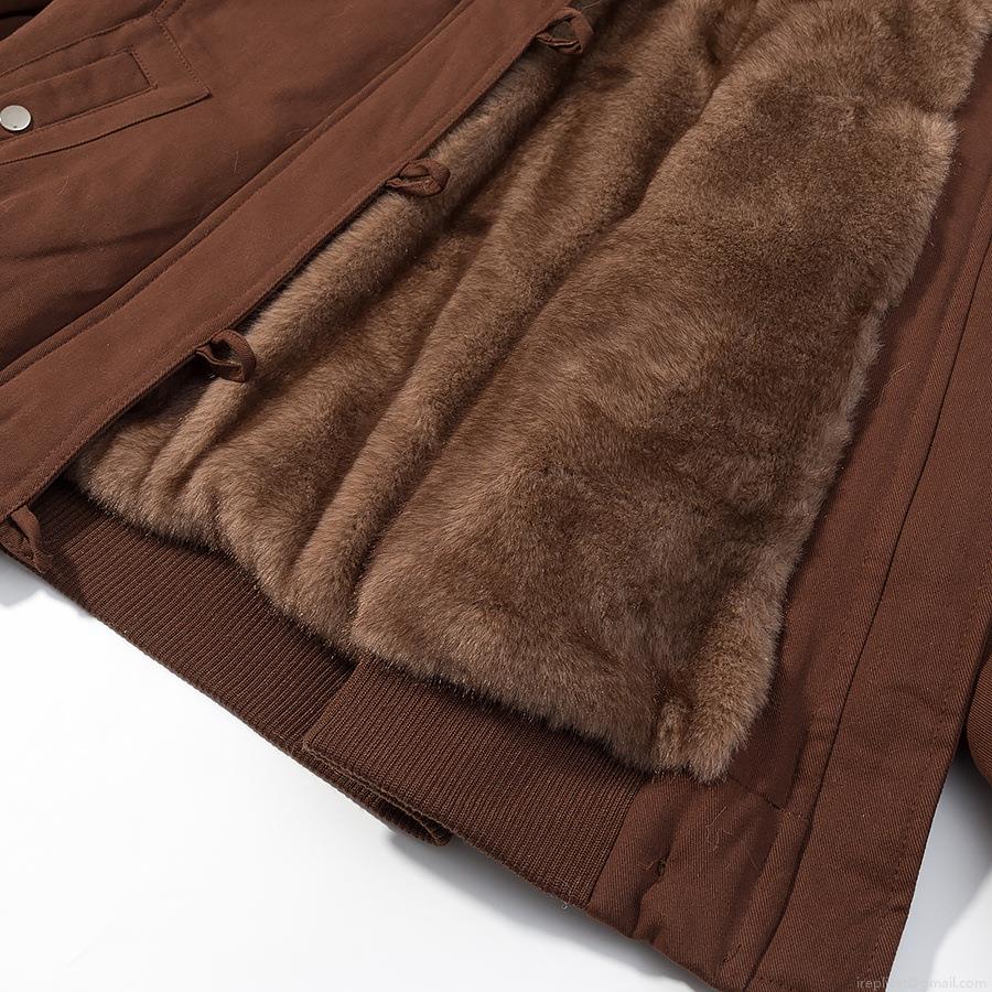 Women's Winter Warm Faux Fur Trimmed Hooded Cotton Padded Jacket Polyester Casual Solid Color Puffer Coat With Ribbed Cuffs And Hem