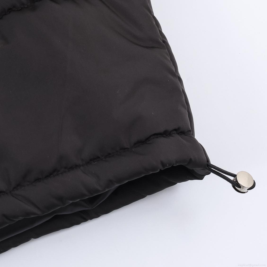Women's Hooded Puffer Jacket Quilted Polyester Mid Length Drawstring Hem Winter Warm Overcoat Casual Oversized Streetwear Outerwear For Women