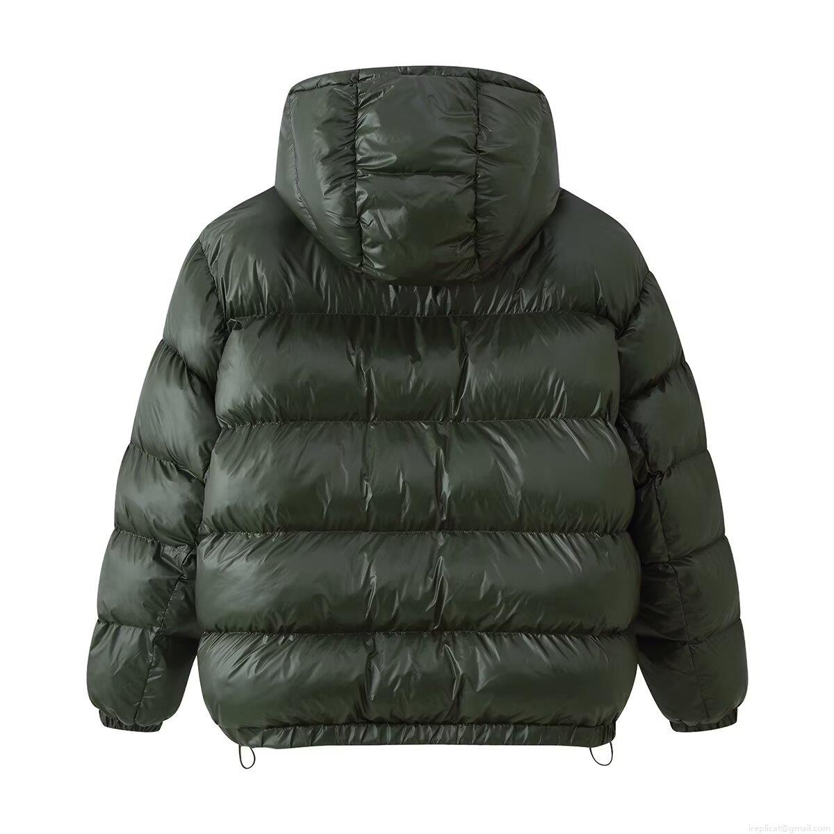 Women's Winter Glossy Hooded Puffer Jacket Casual Warm Windproof Padded Coat With Pockets Polyester Spandex Fabric For Women Outdoor Daily Fashion Solid Color Outerwear