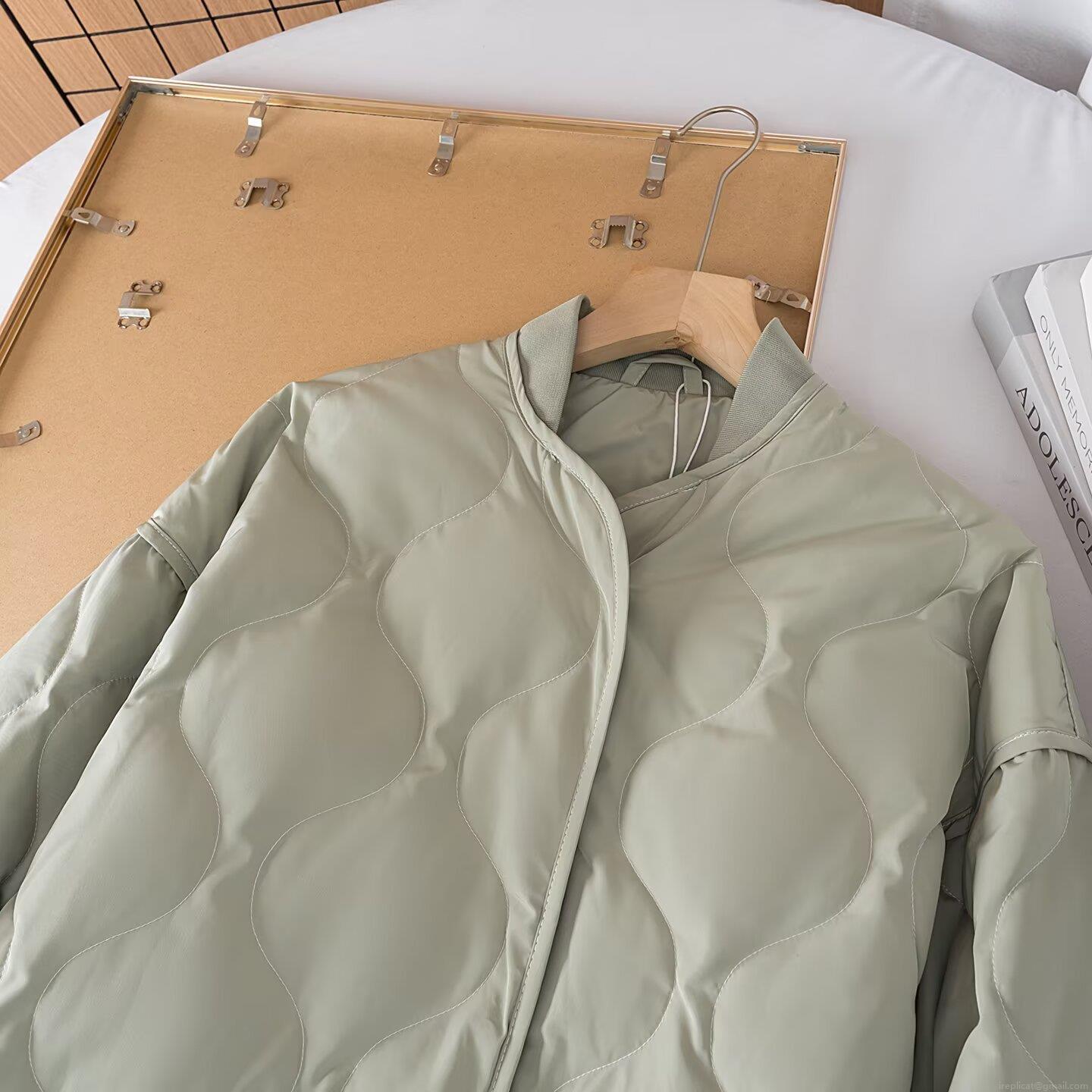 Women's Lightweight Quilted Jacket Diamond Gourd Pattern Cotton Padded Coat Casual Loose Long Sleeve Single Breasted Outwear For Autumn Winter
