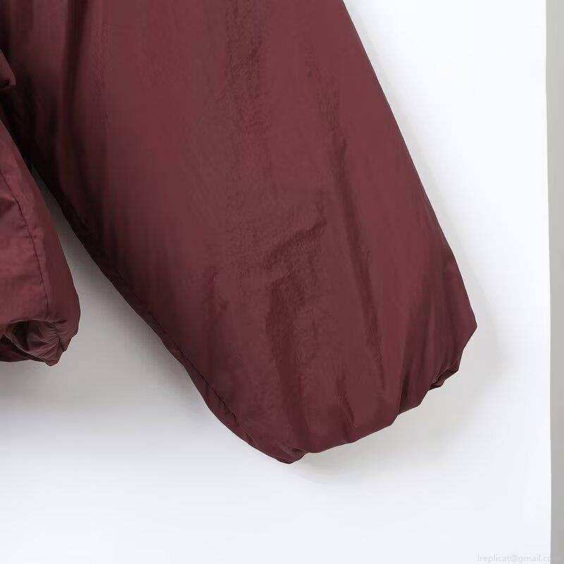 Women's Kimono Style Puffer Jacket Casual Wrap Front Tie-up Quilted Padded Outerwear Lightweight Warm Fall Winter Coat For Women Solid Color 100% Polyester