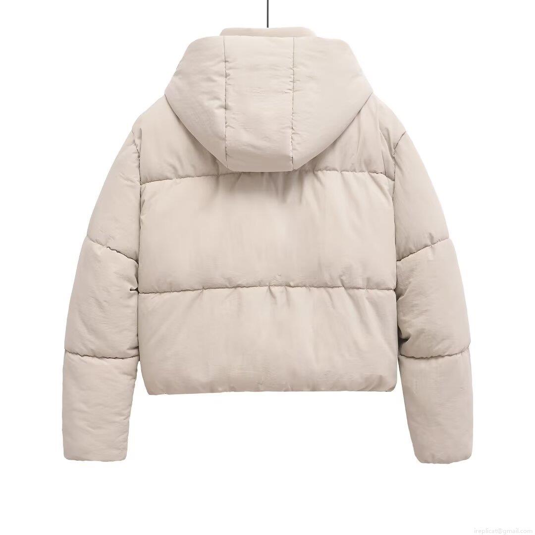 Women's Thickened Windproof Puffer Jacket Hooded Warm Short Cotton Padded Coat For Winter Outdoor Daily Casual Outerwear