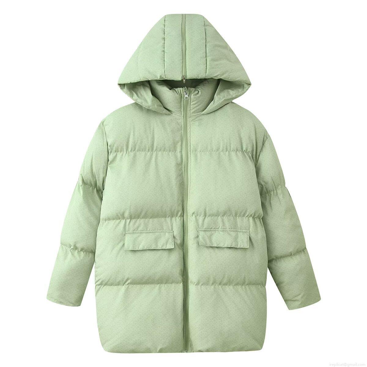 Women's Fashion Ethnic Floral Hooded Puffer Jacket Casual Mid-Length Polyester Cotton Quilted Coat Long Sleeve Warm Winter Outerwear With Pockets For Women