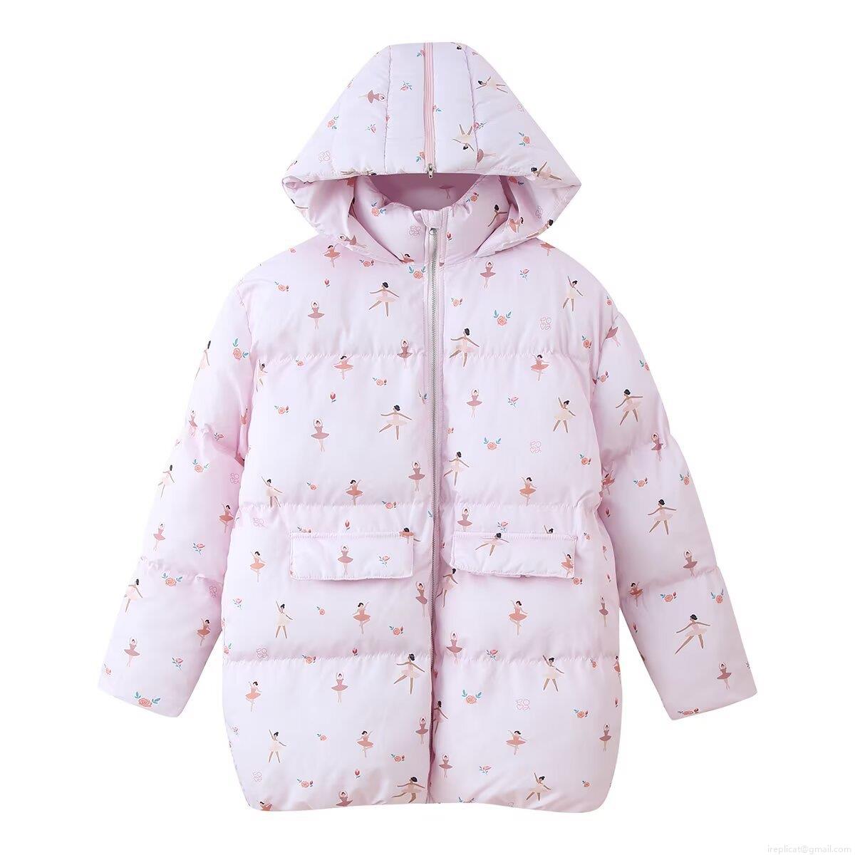 Women's Fashion Ethnic Floral Hooded Puffer Jacket Casual Mid-Length Polyester Cotton Quilted Coat Long Sleeve Warm Winter Outerwear With Pockets For Women
